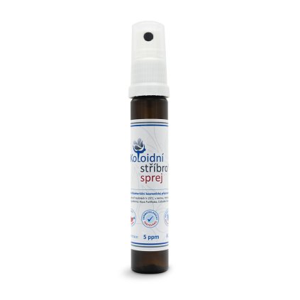 Koloidní stříbro sprej 25 ml/ 5 - 50 ppm (varianta 5 ppm)