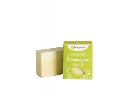 laSaponaria Tuhé olivové mýdlo BIO - Neutrální (100 g)