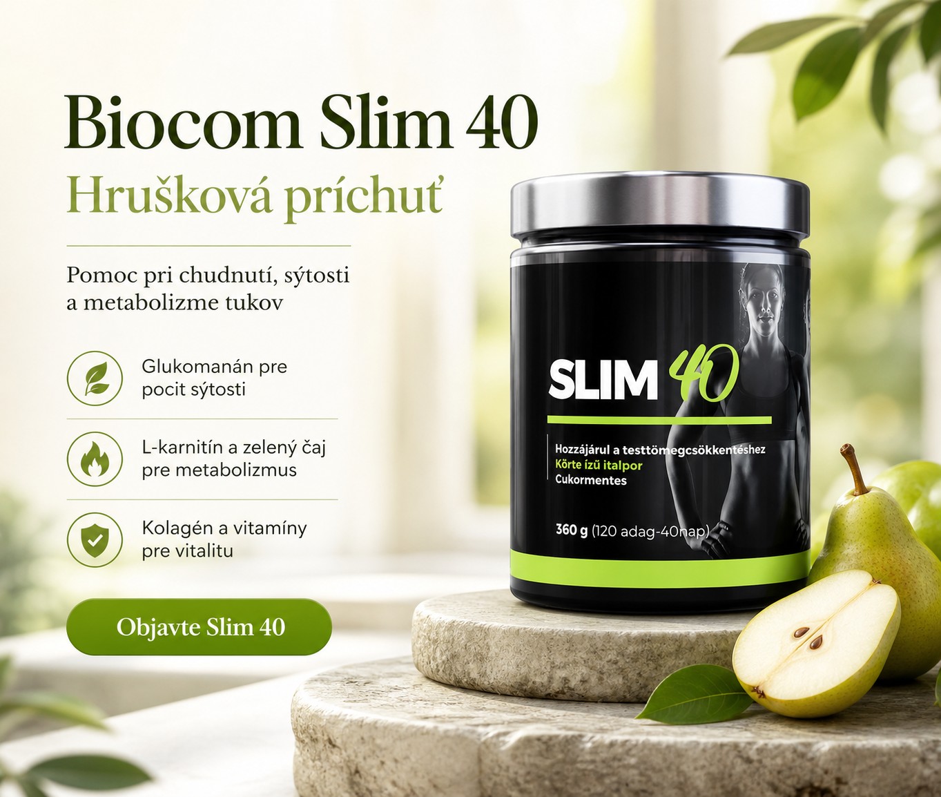 Biocom Slim 40 hruška