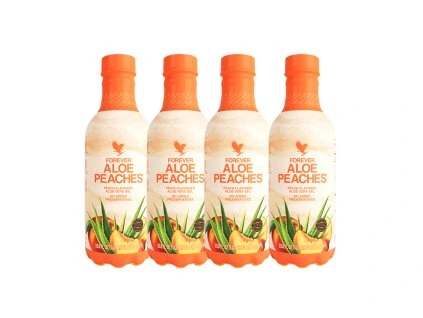 4pack Forever Aloe Peaches nápoj 4x1 L