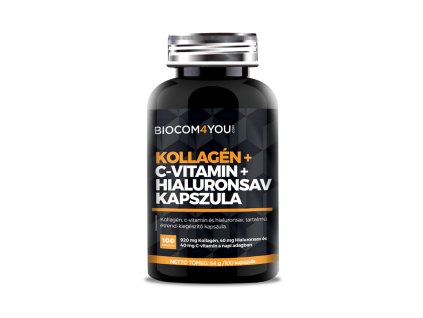 Biocom Kolagén+Hyalurón+vitamín C 100 kapsúl