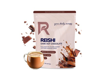 NaturMedic Reishi tmavá čokoláda 400g