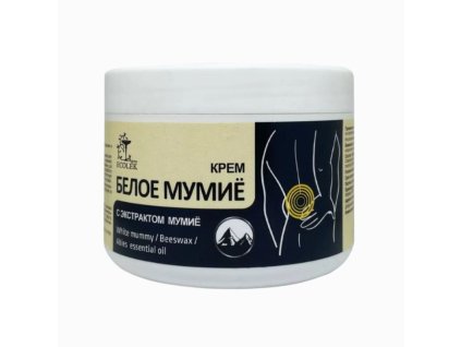 16608 kremgel biele mumio na klby a chrbticu