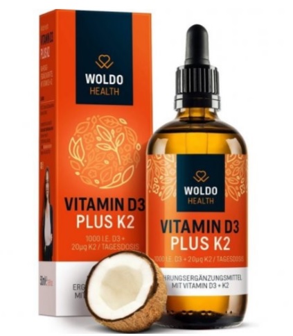 Vitamín D3 + K2