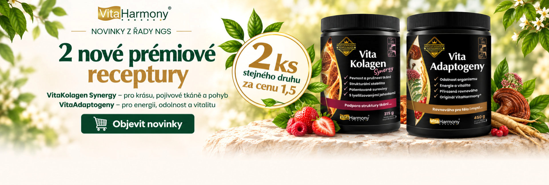 VitaKolagen a VitaAdaptogeny