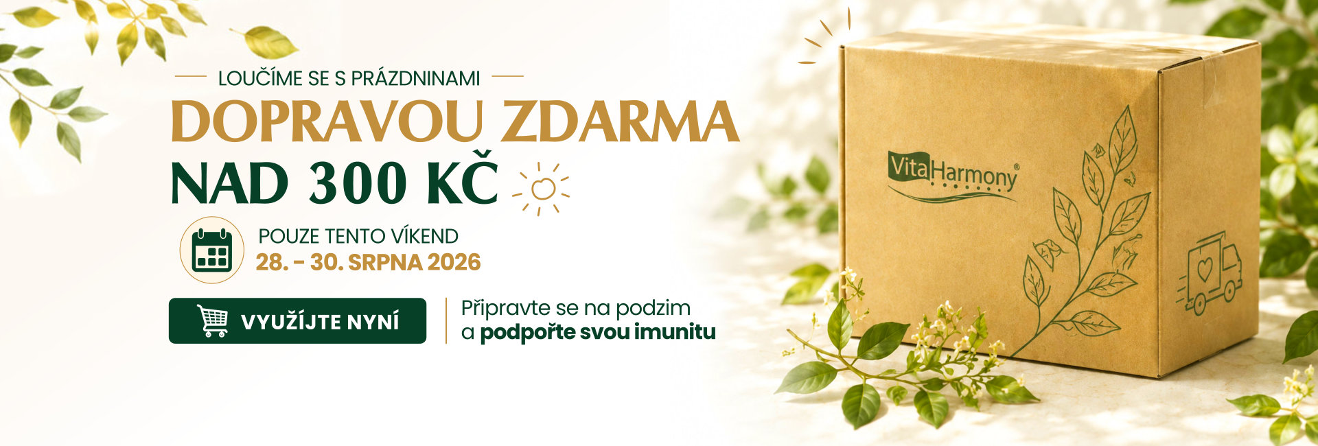 Doprava zdarma Srpen