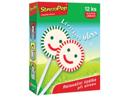 StressPop® (12 lízátek) zleva
