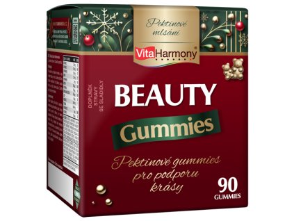 Vánoční balení Beauty gummies zleva