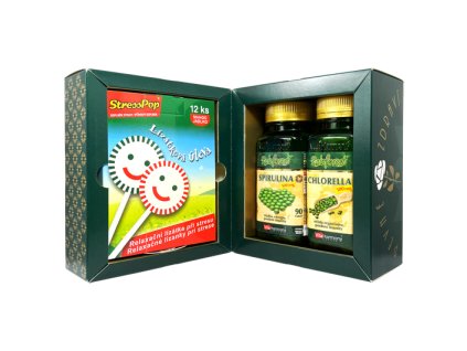 Vánoční dvojbalení s dárkem: Spirulina + Chlorella