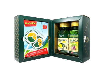 Vánoční dvojbalení s dárkem: Kotvičník + Maca