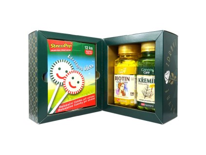 Vánoční dvojbalení s dárkem: Křemík + Biotin se Selenem a Zinkem