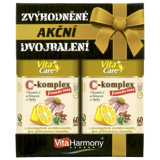 Zvýhodněné dvojbalení: C-komplex formula 1000 mg - 60+60 tbl.