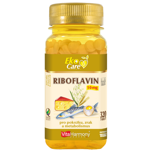 Riboflavin (Vitamin B2) 10 mg (320 tbl.) Eko