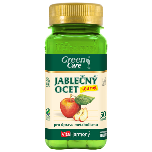 Jablečný ocet 500 mg (50 tbl.) -10% sleva