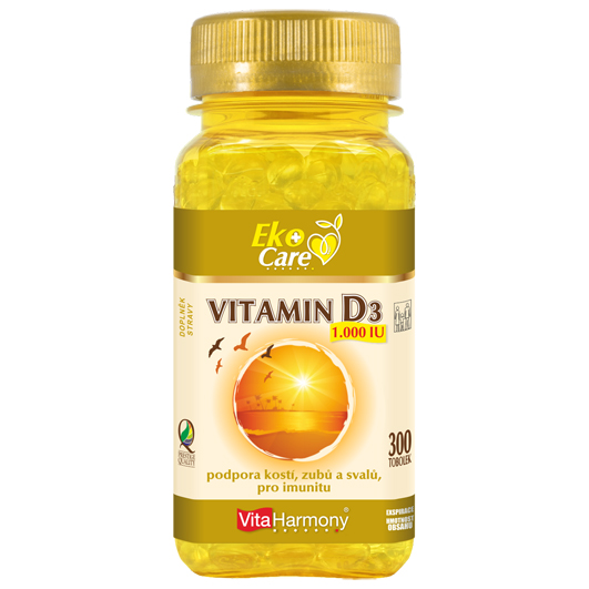 Vitamin D3 1.000 m.j. (25 μg) (300 tob.) Eko