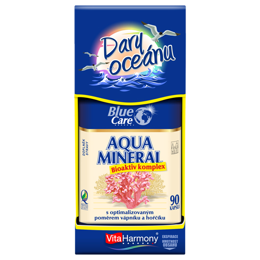 Aquamineral Bioaktiv komplex - vápník z mořských řas (90 cps.) -20% sleva