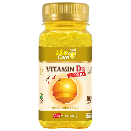 Vitamin D3 2.000 m.j. (50 µg) (300 tob.) Eko
