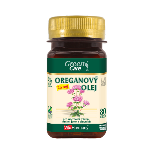 Oreganový olej 25 mg (80 tob.)