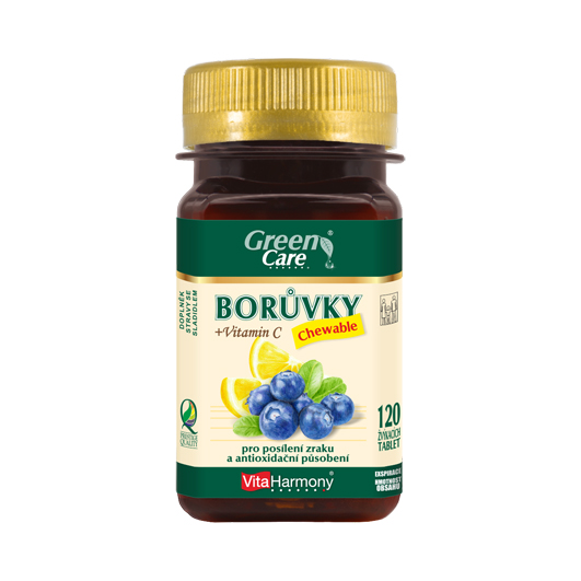 Borůvky s vitaminem C Chewable (120 žvýk. tbl.)