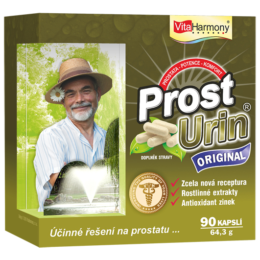 ProstUrin® ORIGINAL  - 90 cps + BodiHeat® - hřejivá náplast  za 1 Kč