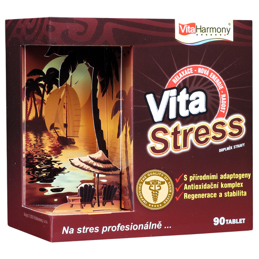 VitaStress (90 tbl.) + Čaj - Sváteční chvíle zdarma