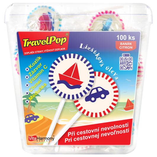 TravelPop® - stojan s lízátky - 100 ks