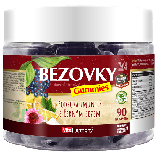 XXL Bezovky Gummies, 90 gummies