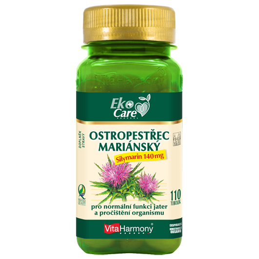 Ostropestřec Mariánský 140 mg (110 tob.) Eko