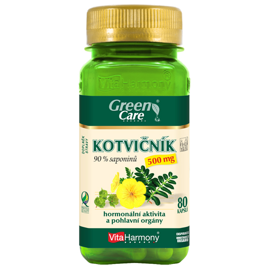 Kotvičník (Tribulus terrestris) 500 mg - 90% saponinů (80 cps.)