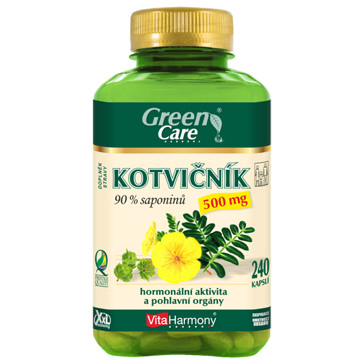 XXL Kotvičník 500 mg 90% saponinů (240 cps.)