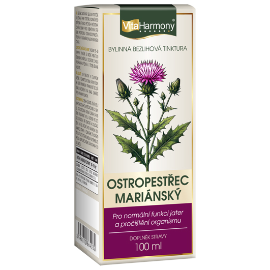 Tinktura -  Ostropestřec mariánský - 100 ml