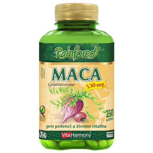 XXL Maca 530 mg  (250 cps.)