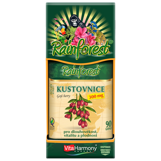 Kustovnice 300 mg - 90 cps. + Čaj - Zelený s Aloe vera za 1 Kč