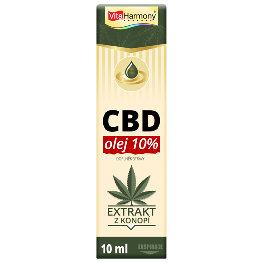 CBD 10% olej (10 ml) - sleva 50%- exspirace do 28.8.2025