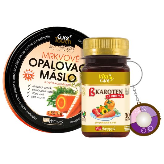 Opalovací komplet  s Beta karotenem 25.000 m.j. ZDARMA