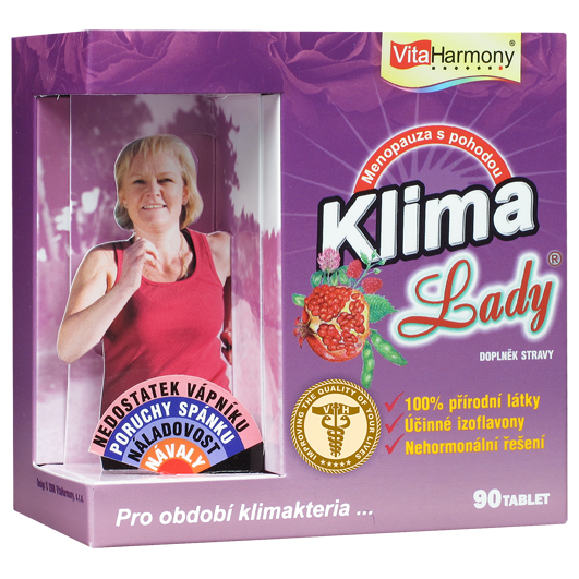 KlimaLady® (90 tbl.) + CureTouch® - Arganový balzám, 100 ml za 1 Kč
