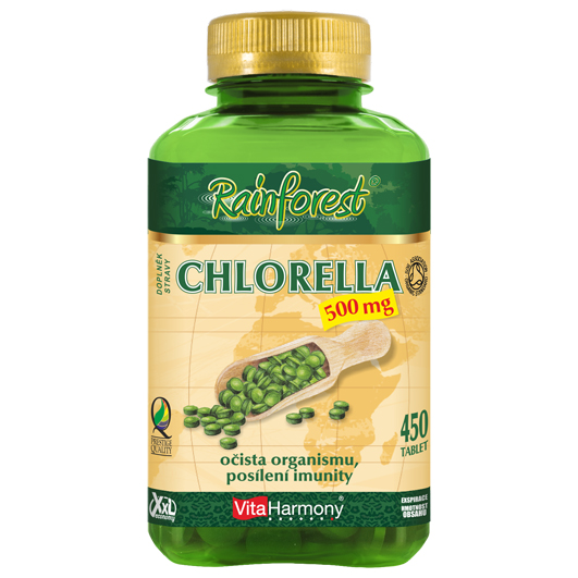 XXL Chlorella 500 mg (450 tbl.)