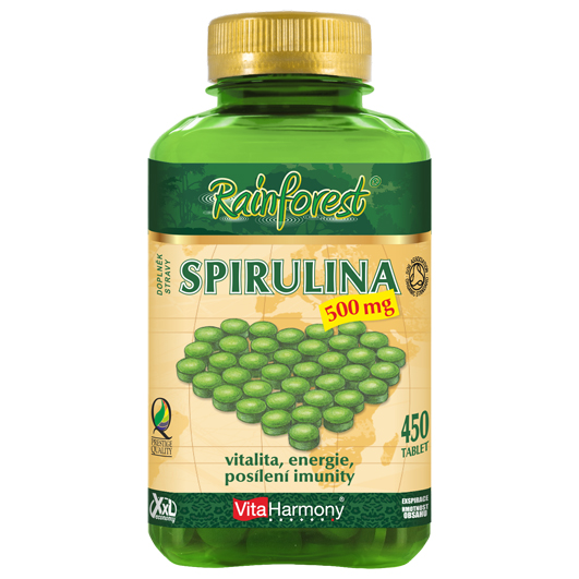 XXL Spirulina 500 mg (450 tbl.)