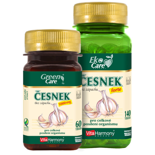 Česnek forte 5000 mg (140 tob.) + (60 tob.) ZDARMA