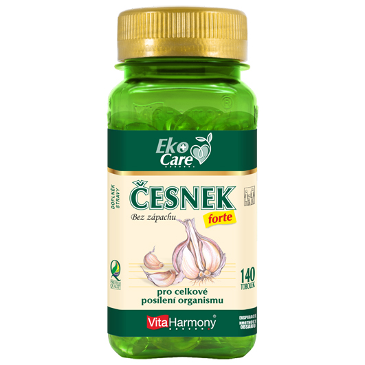 Česnek forte 5000 mg  (140 tob.) Eko + Česnek forte 5000 mg - 60 tob. ZDARMA