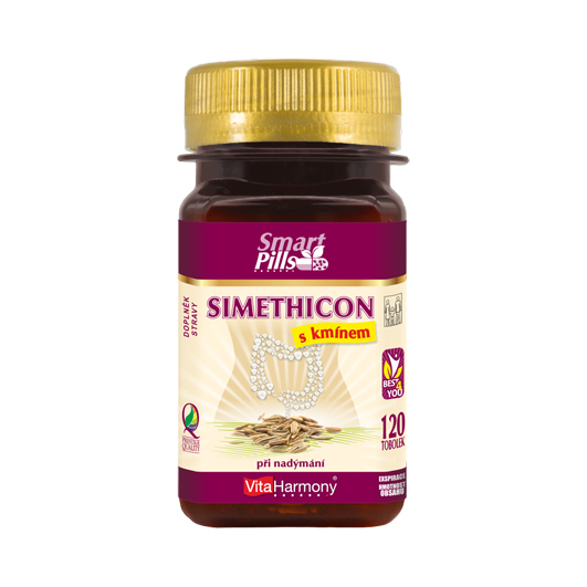 Simethicon 80 mg s kmínem (120 tob.)
