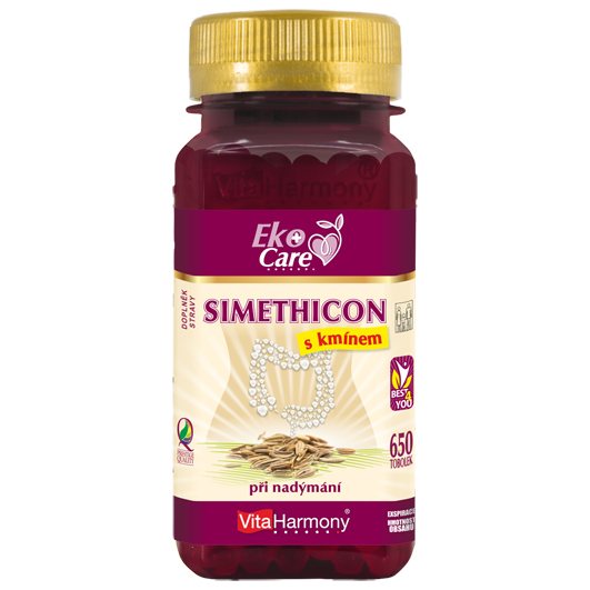 Simethicon 80 mg s kmínem (650 tob.) Eko