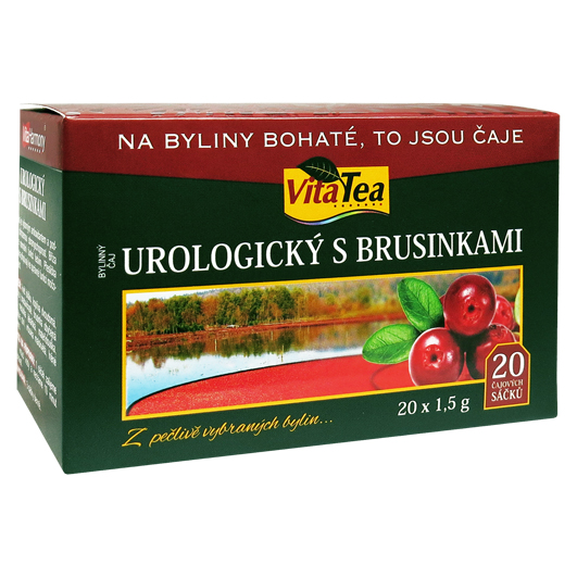 Čaj - Urologický s brusinkami (20 čaj sáčků)