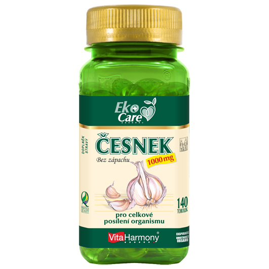 Česnek 1000 mg (140 tob.) Eko