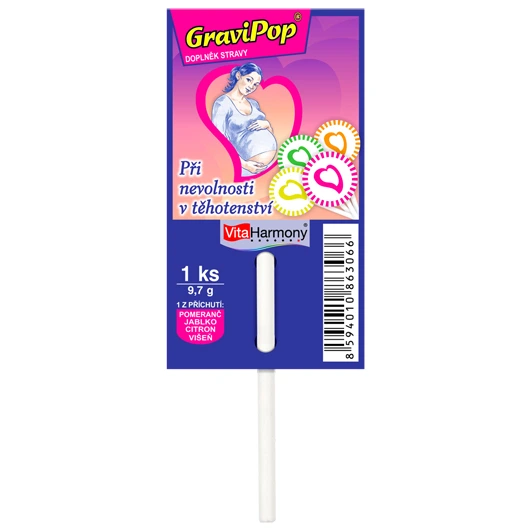 GraviPop® lízátko - 1 ks - jablko