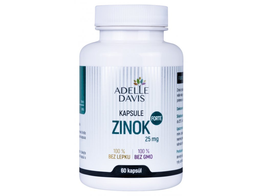 Adelle Davis - Zinok Forte, 25 mg, 60 kapsúl - www.vitaminyprezdravie.sk