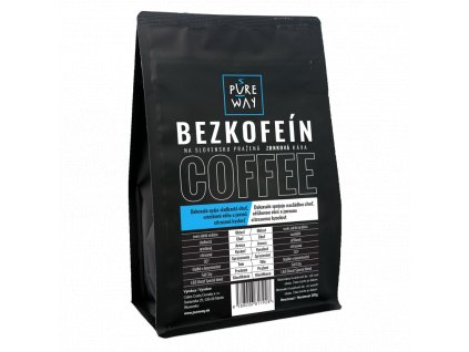 Pureway Bezkofeinova kava 200g zrnkova