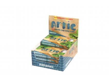 Žuvačky bez aspartamu Artic Premium Peppermint 10x10ks