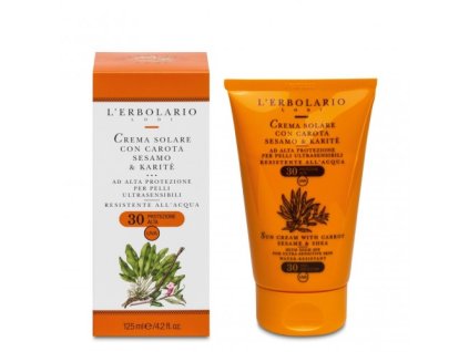 slnko krém s karotkou sezamom bambuckým maslom spf30