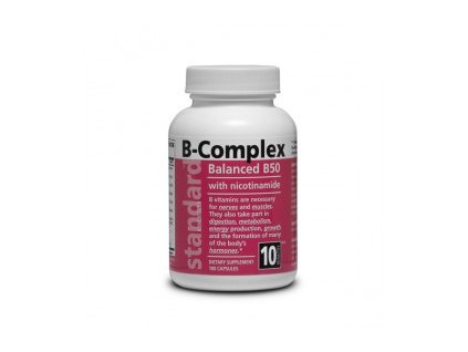 Vitamín B komplex 50 mg 100 kapsúl 295x275